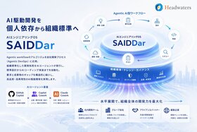 ヘッドウォータース、AI駆動開発を個人依存から組織標準へ AIエンジニアリングOS「SAIDDar」を展開〜Copilot Cowork／Claude Coworkの組織スキルとして整備し、 GitHub Copilotにより標準設計からAIコーディング実装までを自動化〜