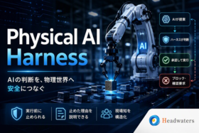 ヘッドウォータース、AIの判断を物理世界へ安全につなぐ実行基盤「Physical AI Harness」構想と独自方法論「SDI for AI Harness」を提唱〜フィジカルAIの社会実装基盤として、 日本マイクロソフト主催「Physical AI Pitch Day」にて発表〜